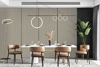 肇庆轻奢风格-餐厅