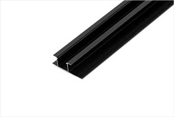 肇庆航空纤维墙咔铝合金带灯中条(哑黑氧化)