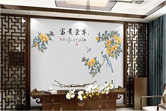 肇庆森佰汇航空纤维墙咔（富贵荣华）